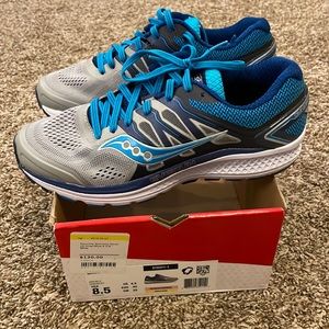 Saucony Omni 16 Grey/Blue Running Shoes